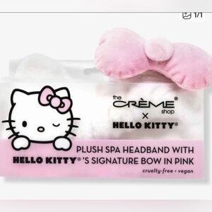 The Crème Shop x Hello Kitty Plush Spa Headband- NWT